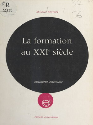 cover image of La formation au XXIe siècle